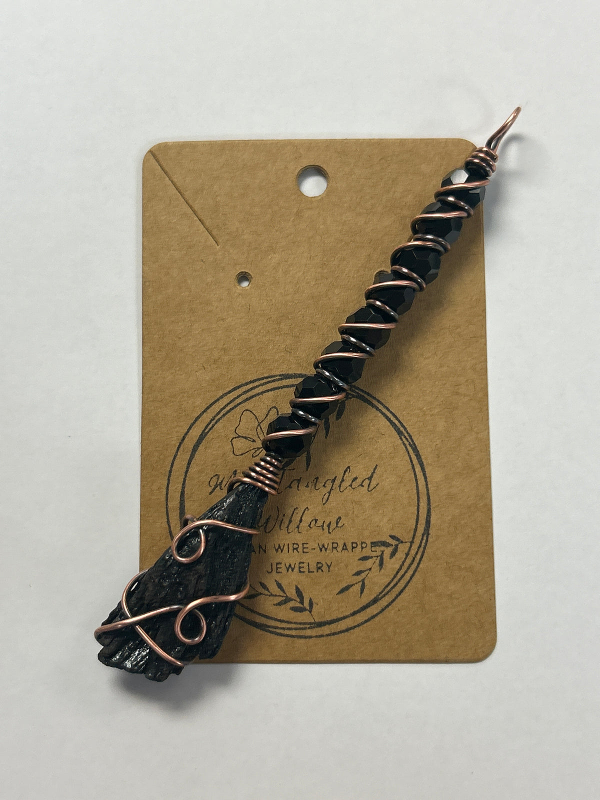 Mel’s Tangled Willow Copper Wire Wrapped Pendant