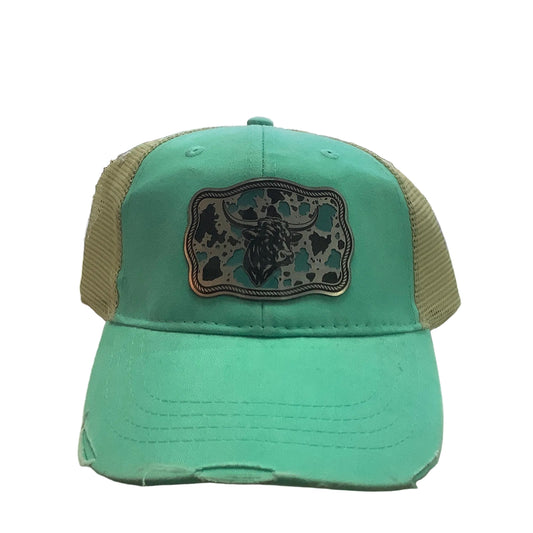 Leather Patch Trucker Hat