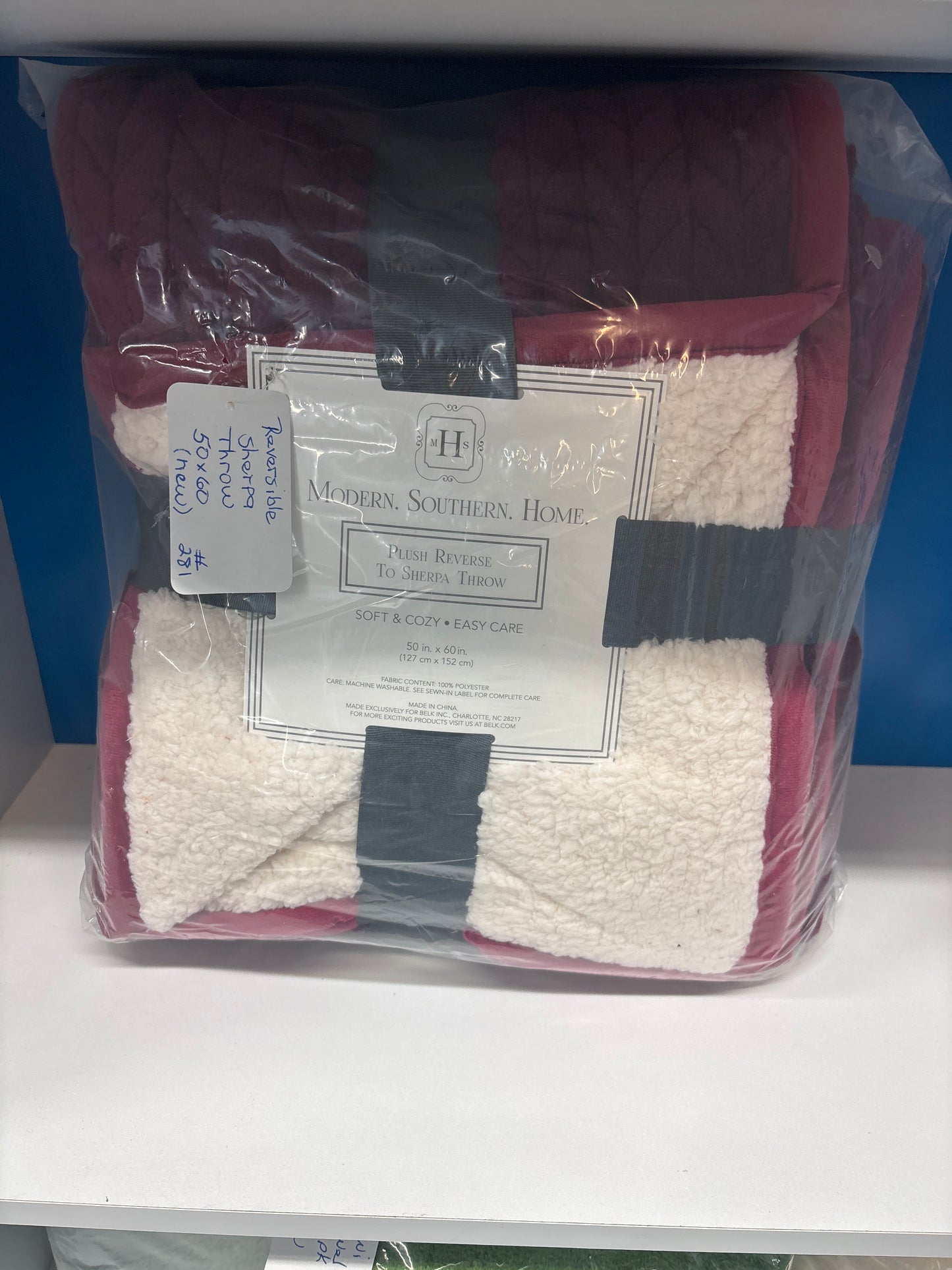 Reversible Sherpa throw