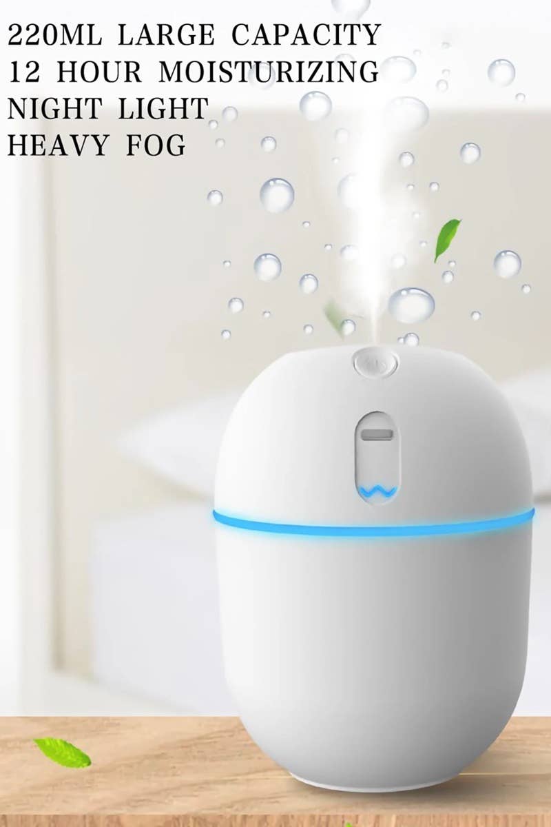 Mini Portable Diffusers Humidifier: PINK
