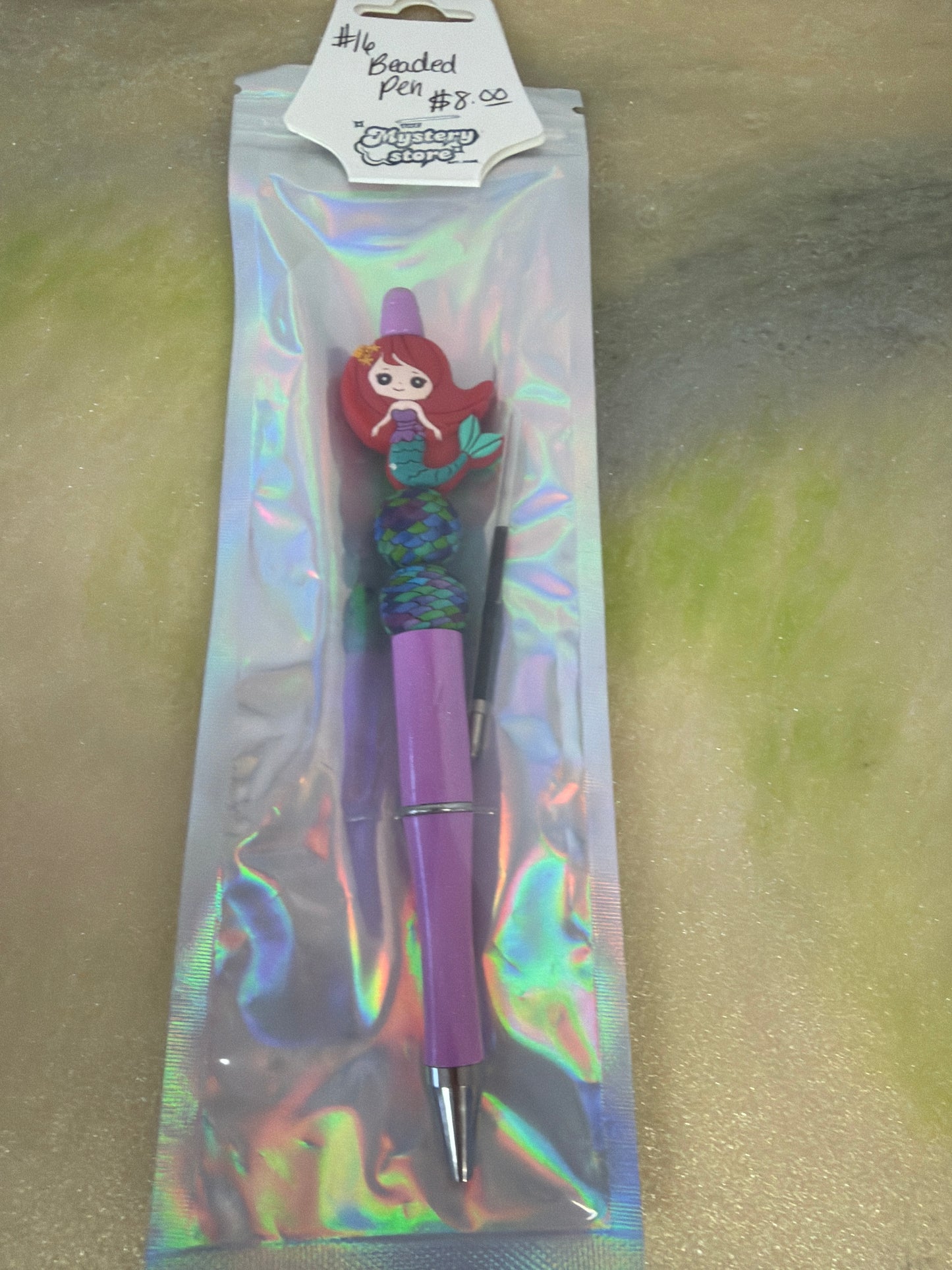 Beaded pen