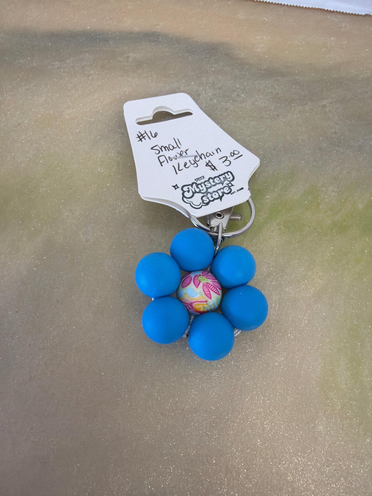 Flower keychain