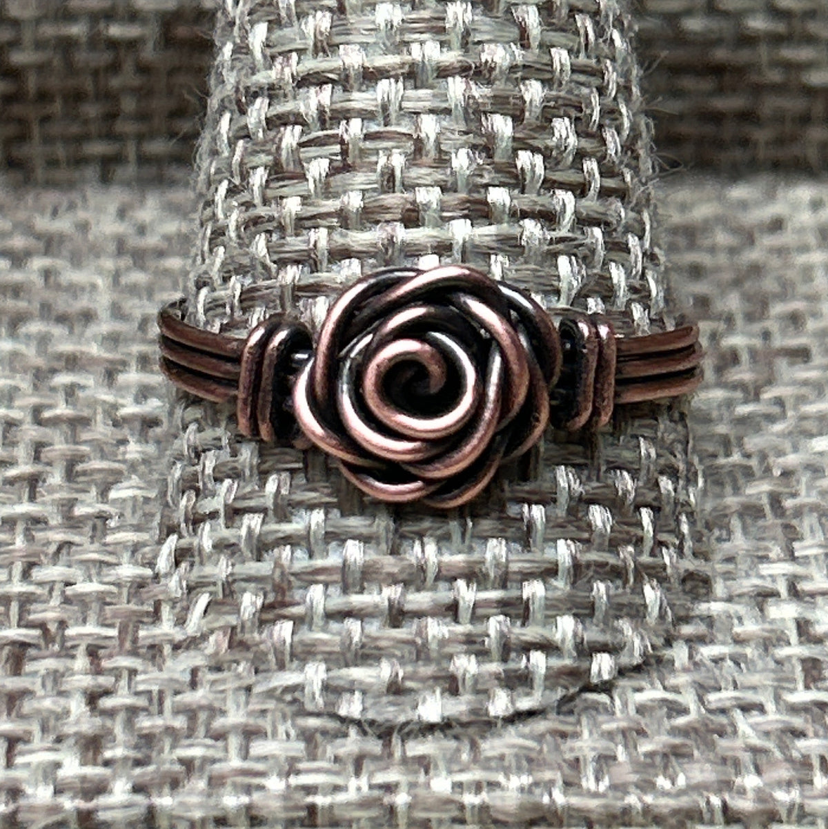 Mel’s Tangled Willow Copper Wire Rings