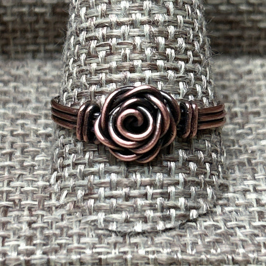 Mel’s Tangled Willow Copper Wire Rings