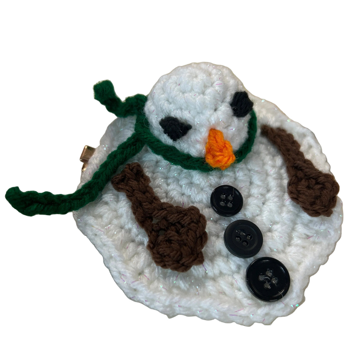 Crotchet Christmas Hair clip