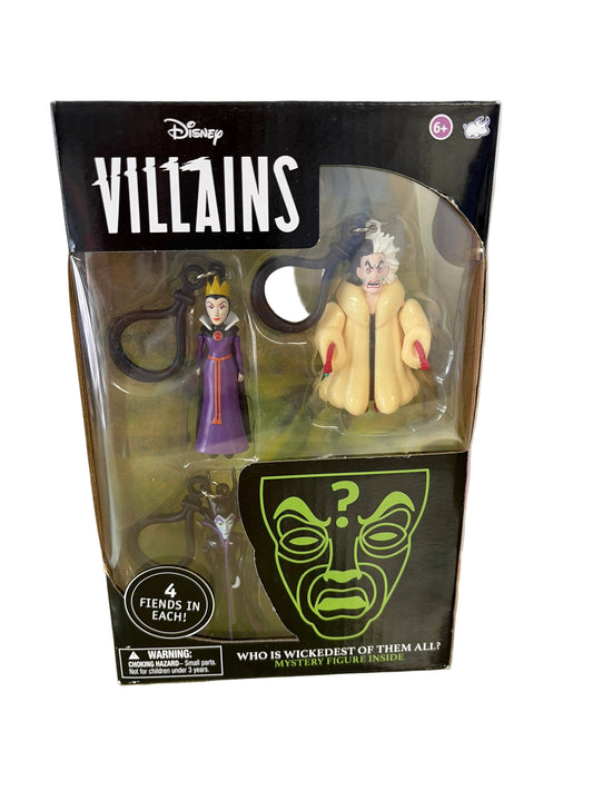 Disney villains keychain set
