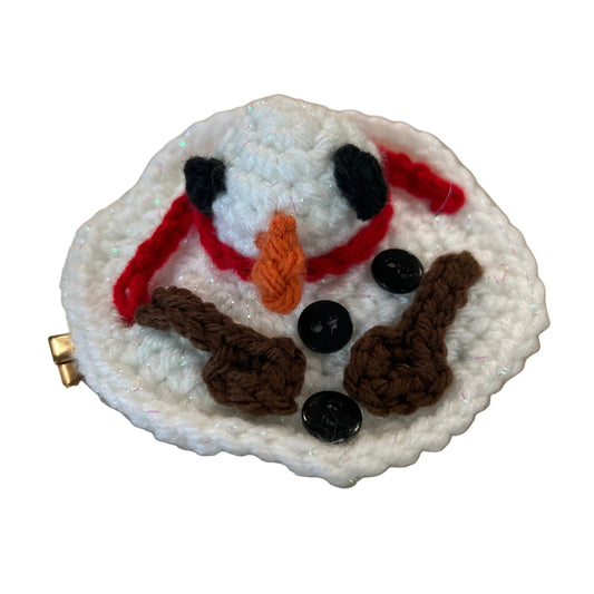 Crotchet Christmas Hair clip