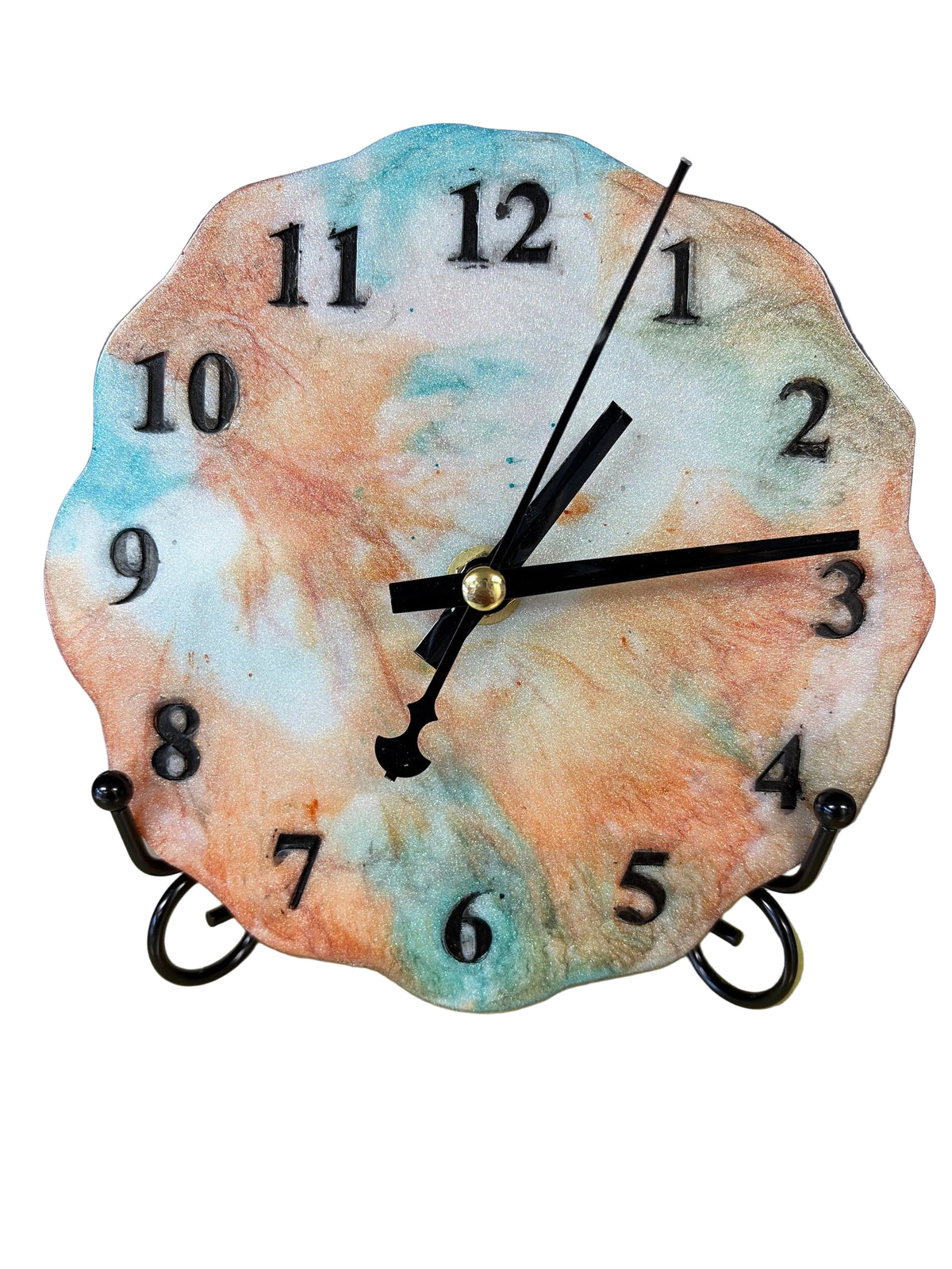 Resin Clock With Stand by Simply Syran