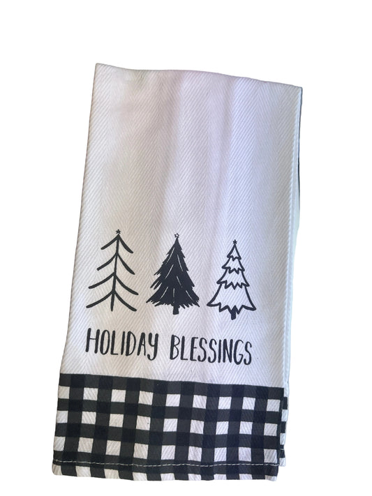 2pc Holiday Blessings Towel Set