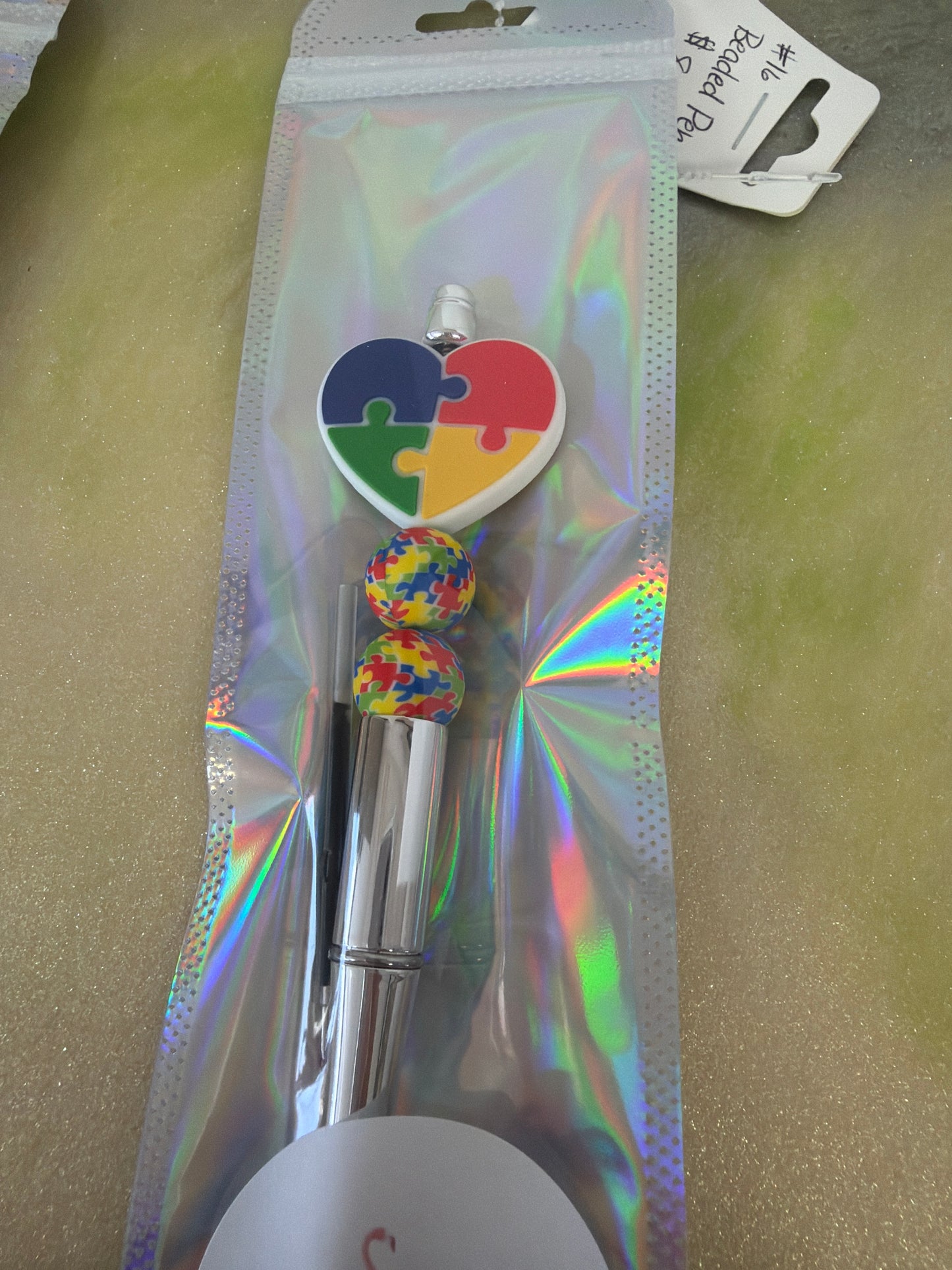 Beaded pen