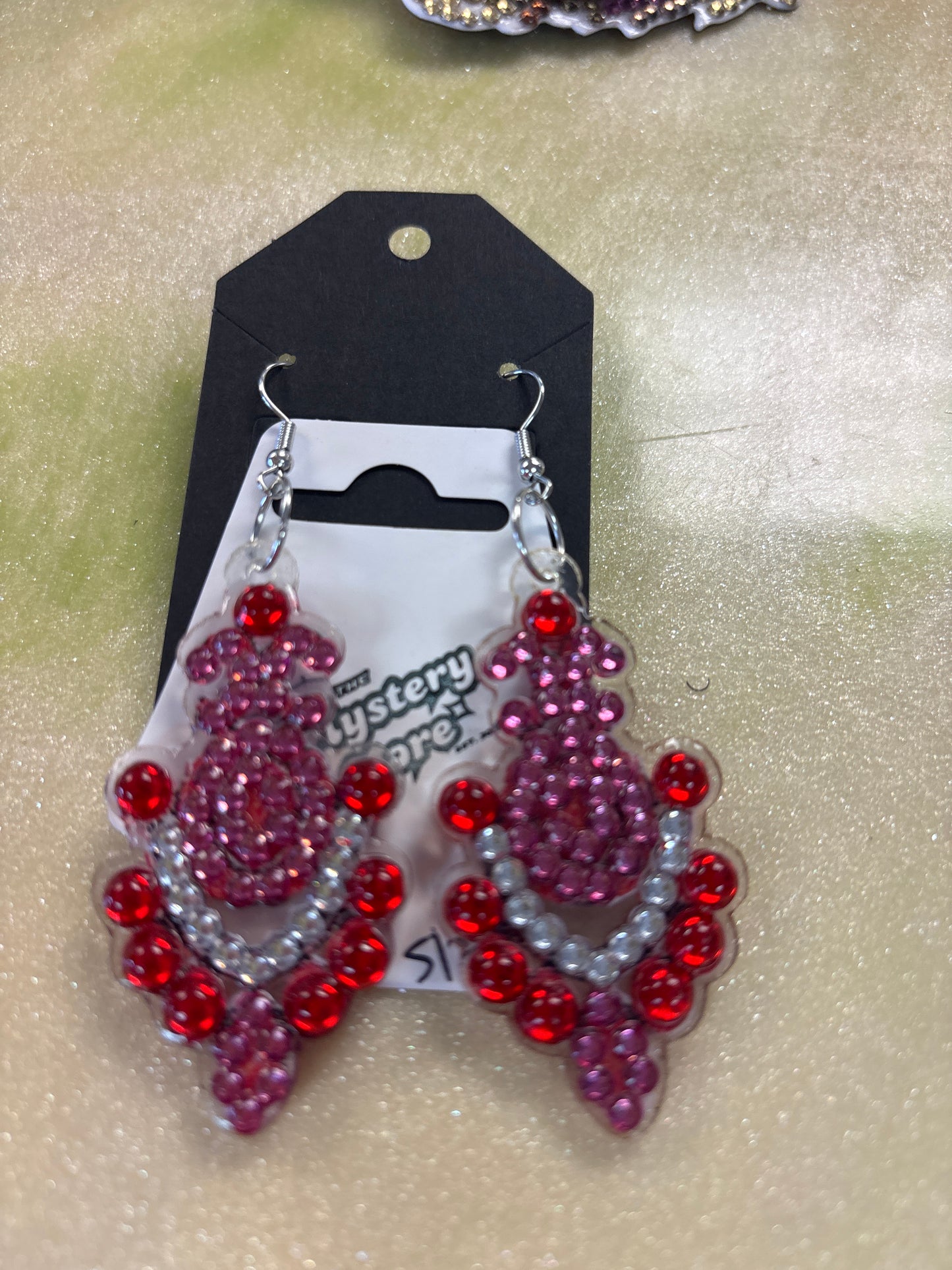 Diamond art earrings