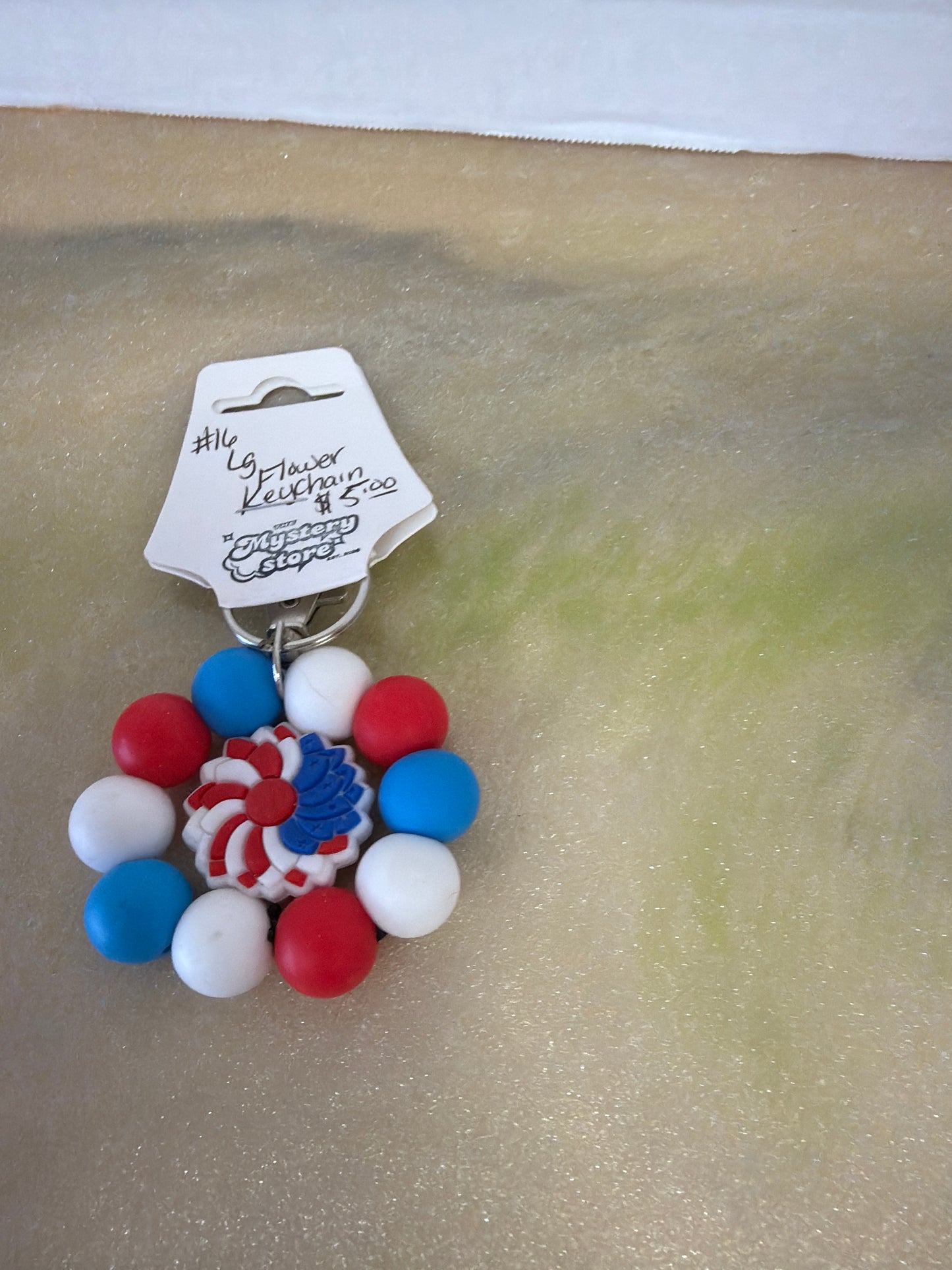 Flower keychain