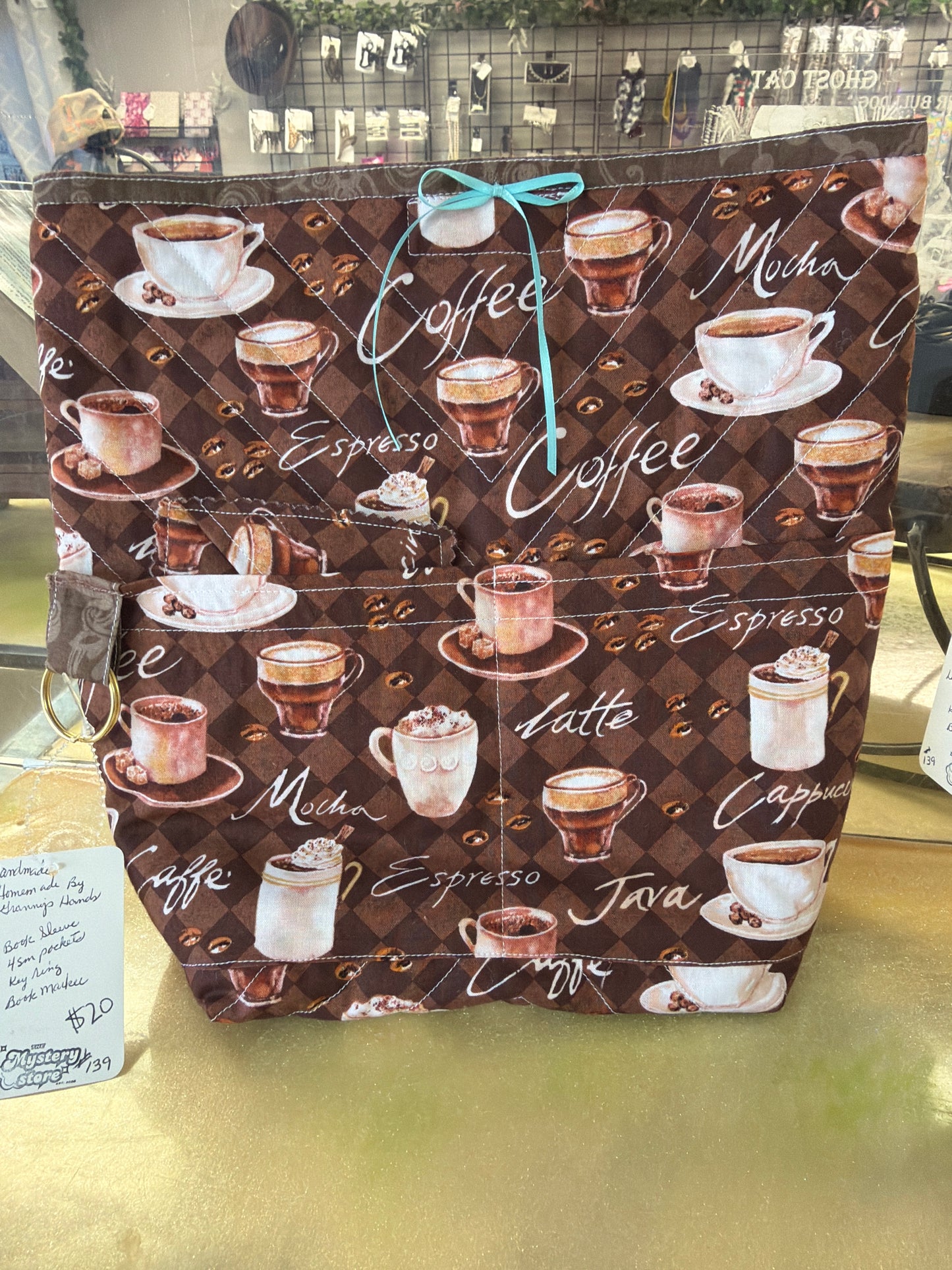 Book Sleeve w/Bookmark and pocket