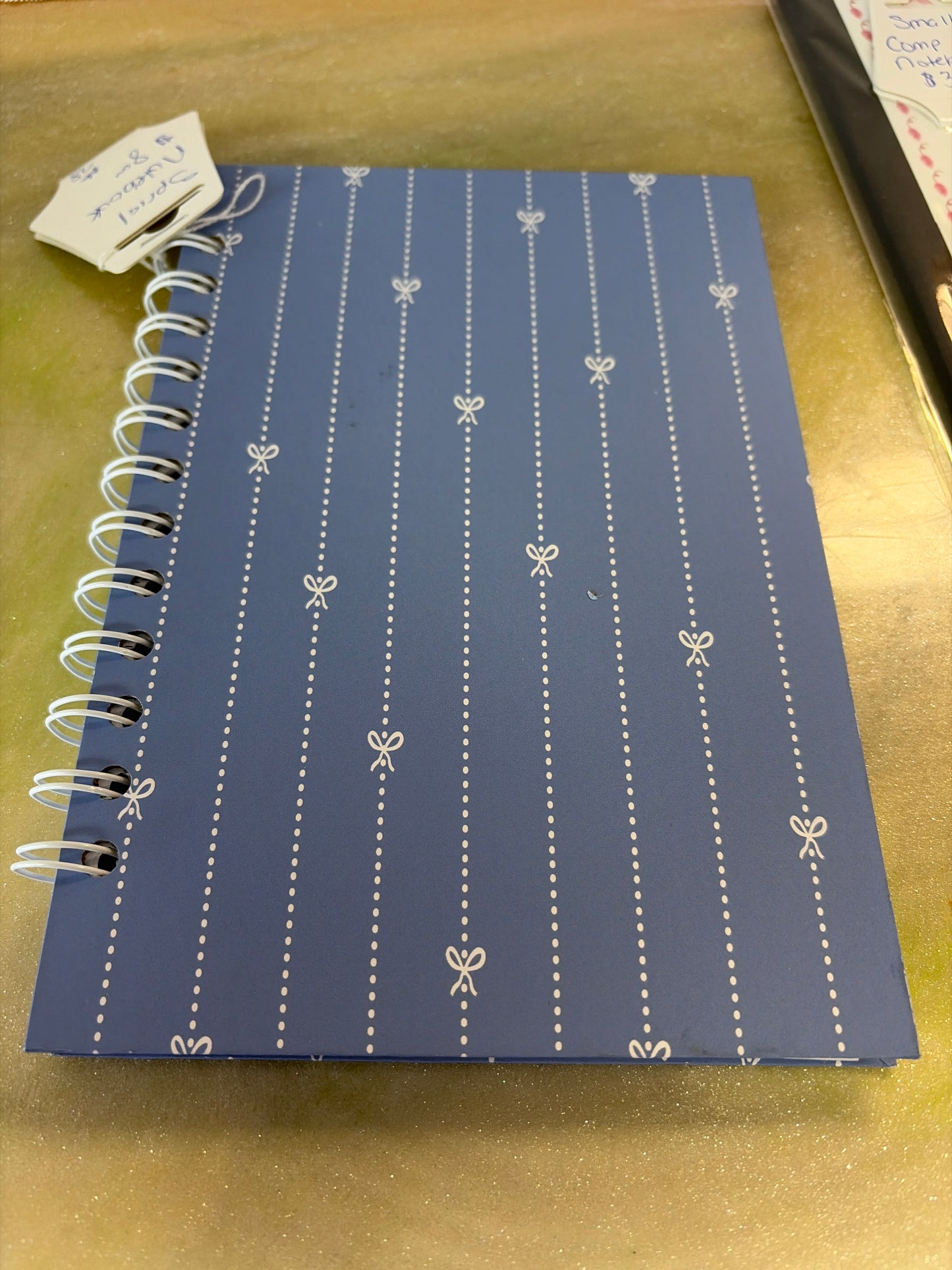 Handmade spiral notebook