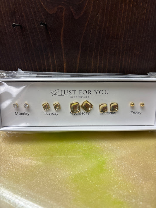 Just for you earring set