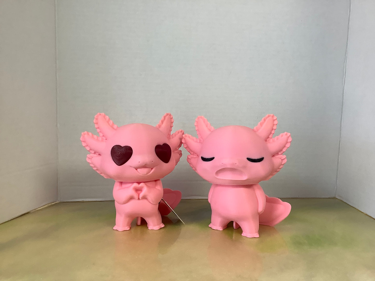 3D Axlotl Statues