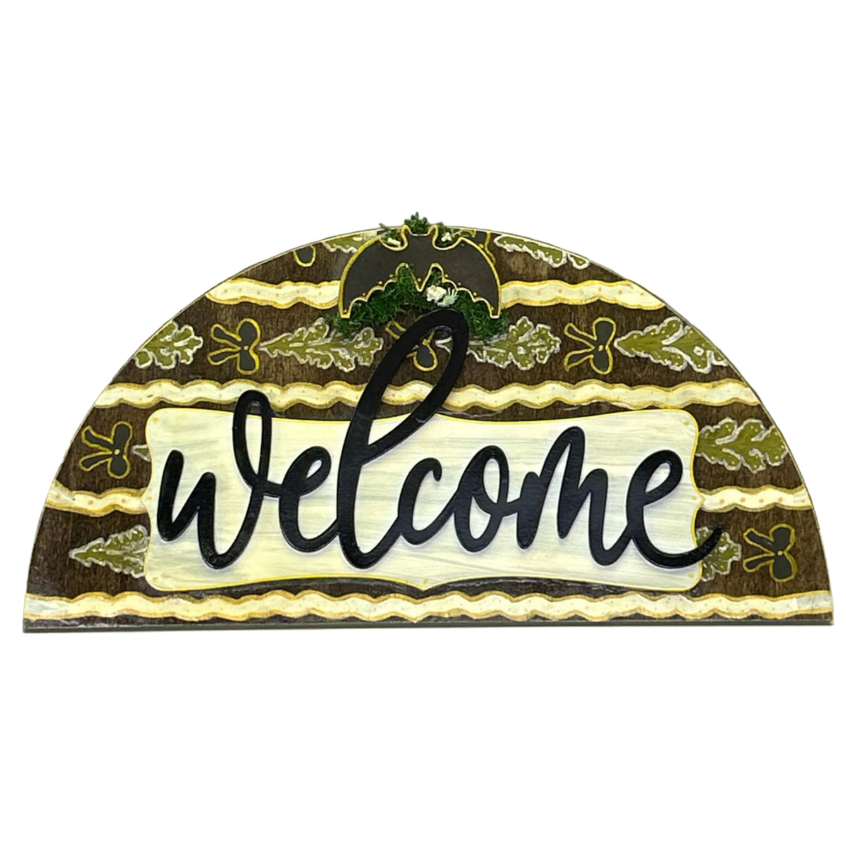 Halloween Welcome Bat Sign