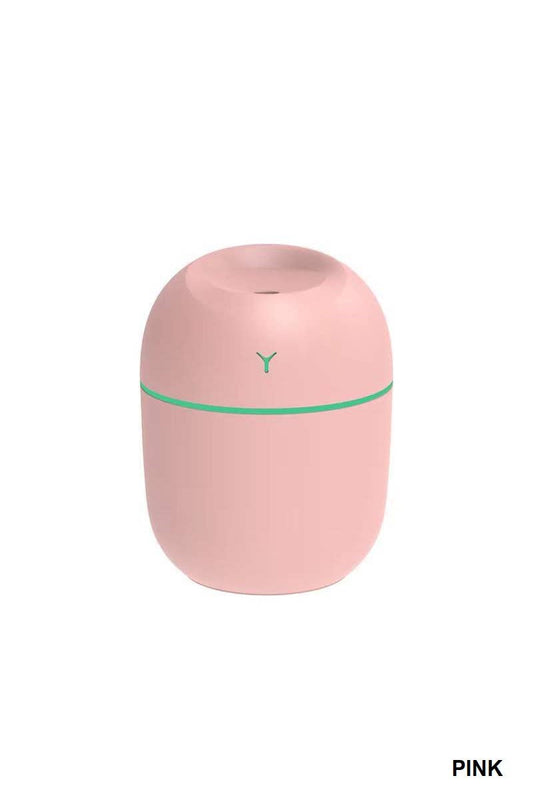Mini Portable Diffusers Humidifier: PINK