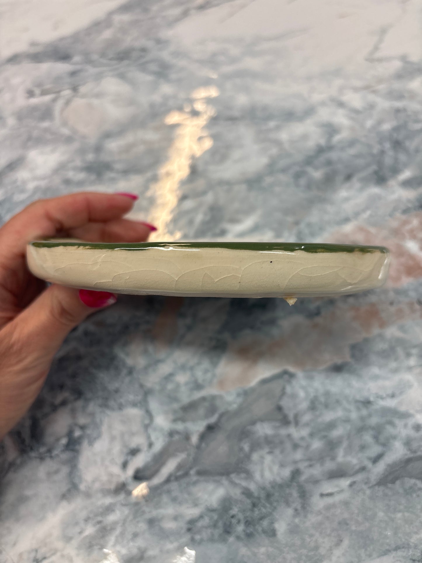 Small round spiral dish 6x6