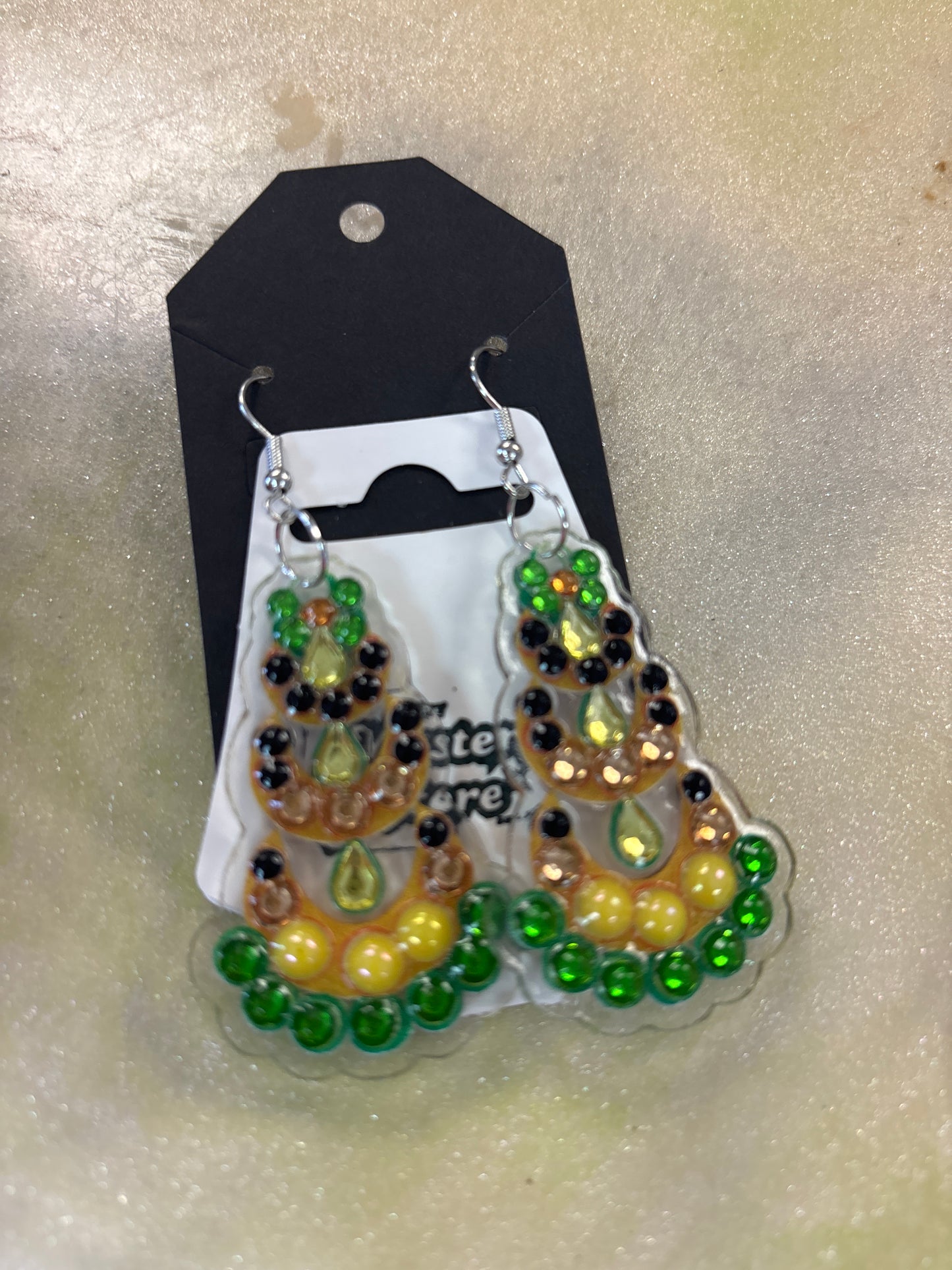 Diamond art earrings