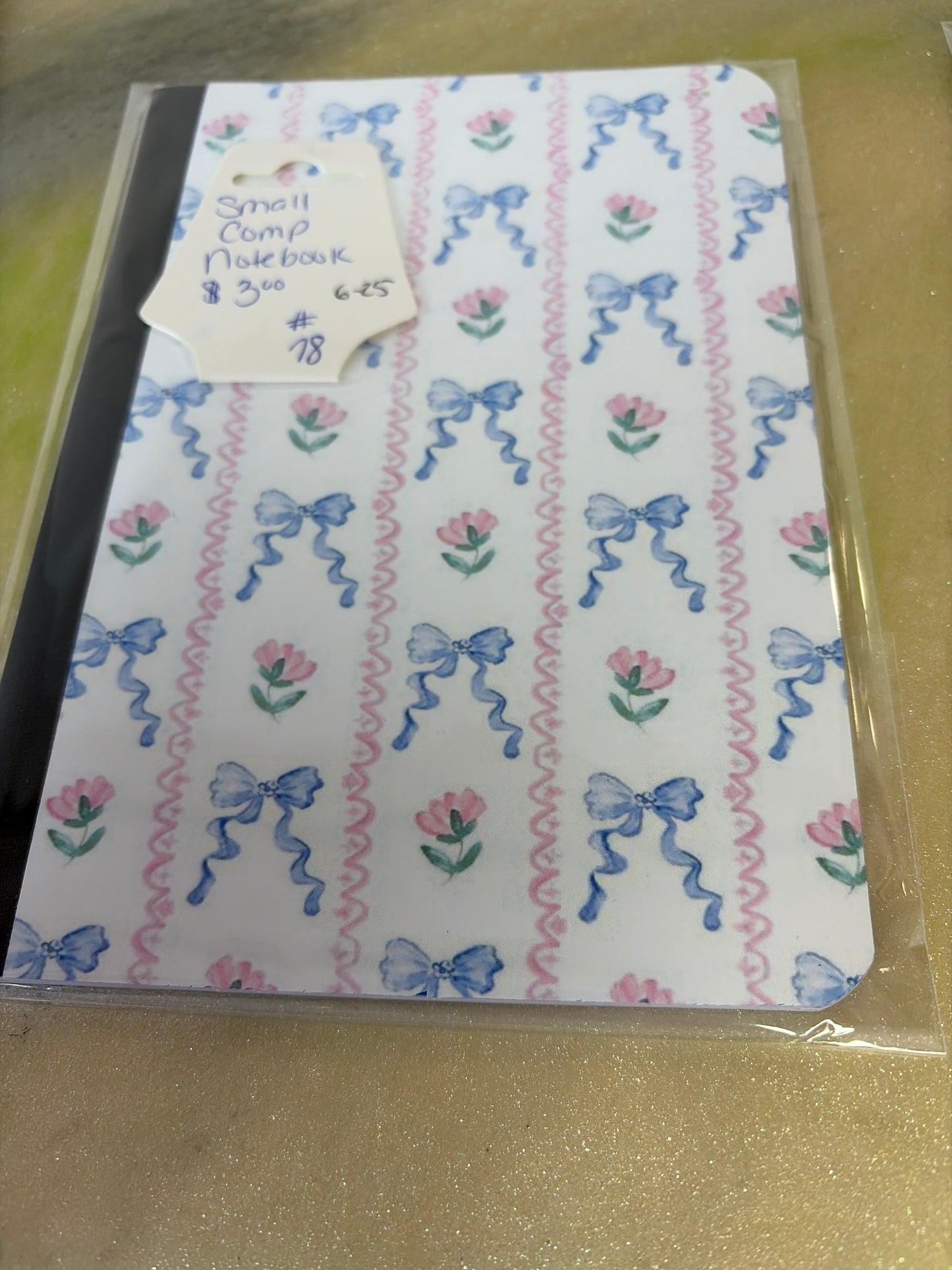 Handmade composition notebook