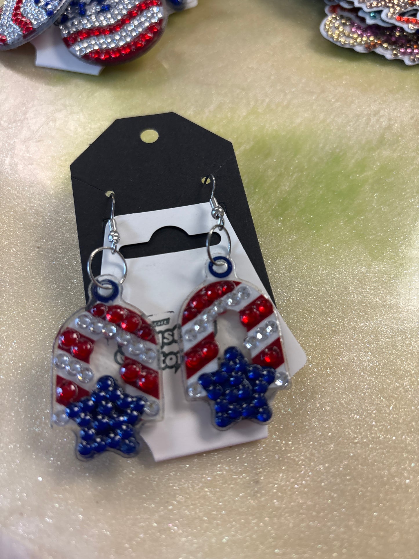 Diamond art earrings