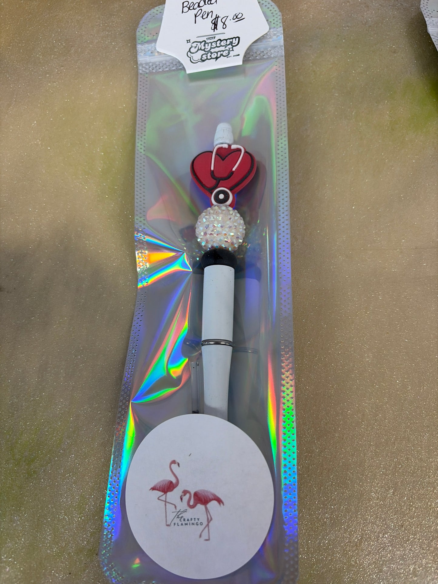 Beaded pen