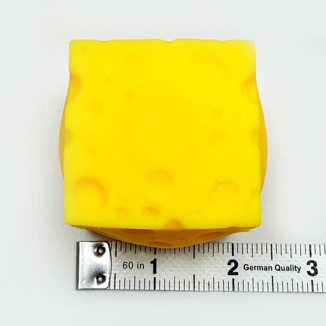 Cube Shape Cheese Squishy Toy