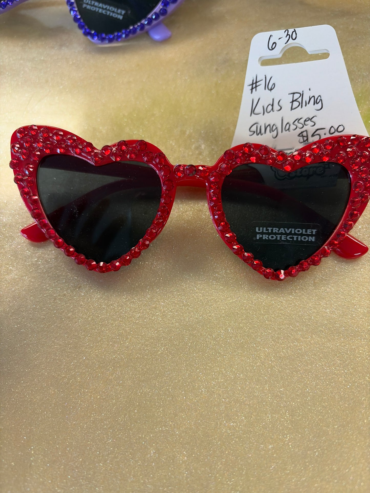 Kids bling sunglasses ￼