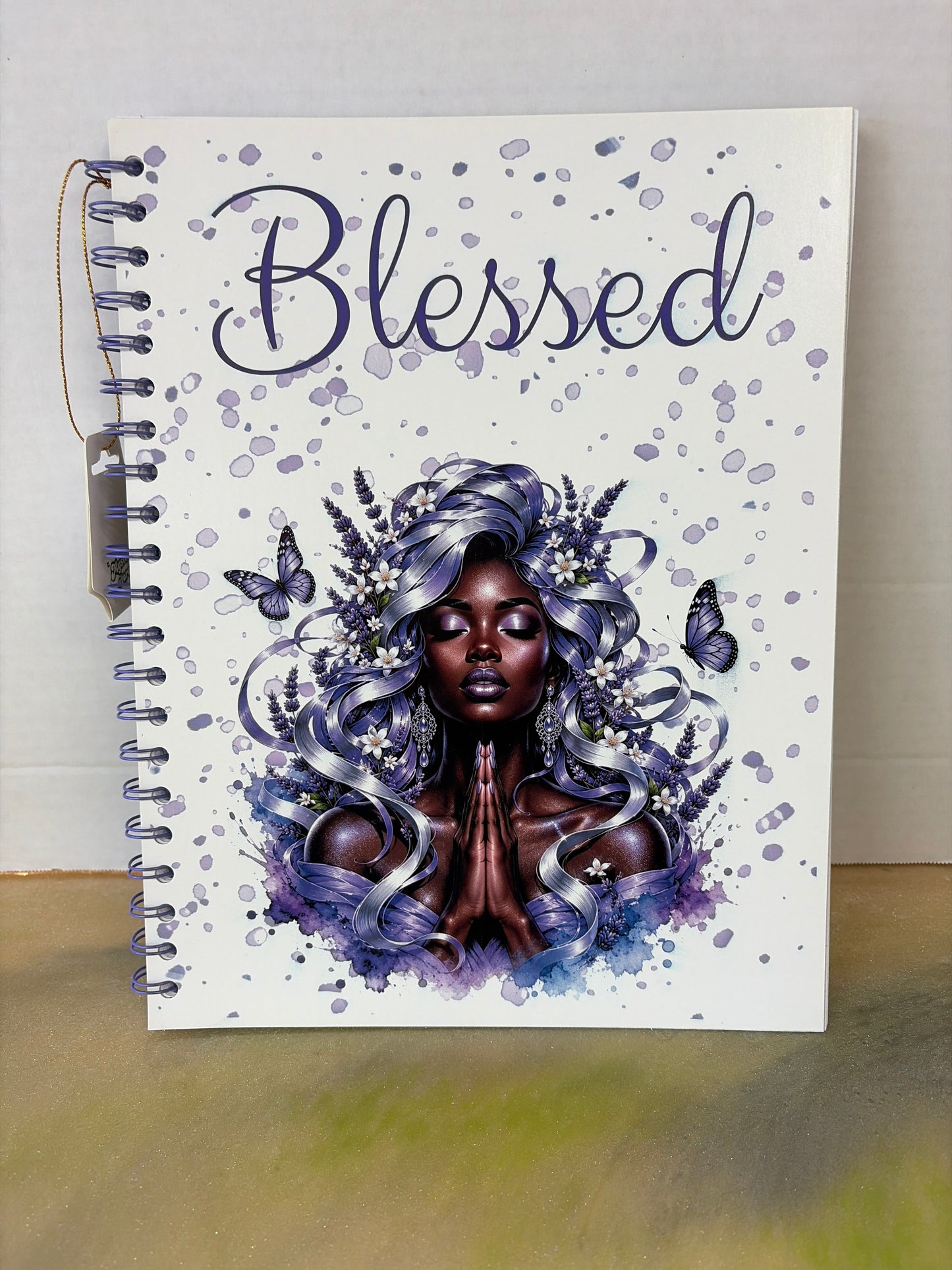 8.5x11 handmade spiral notebook