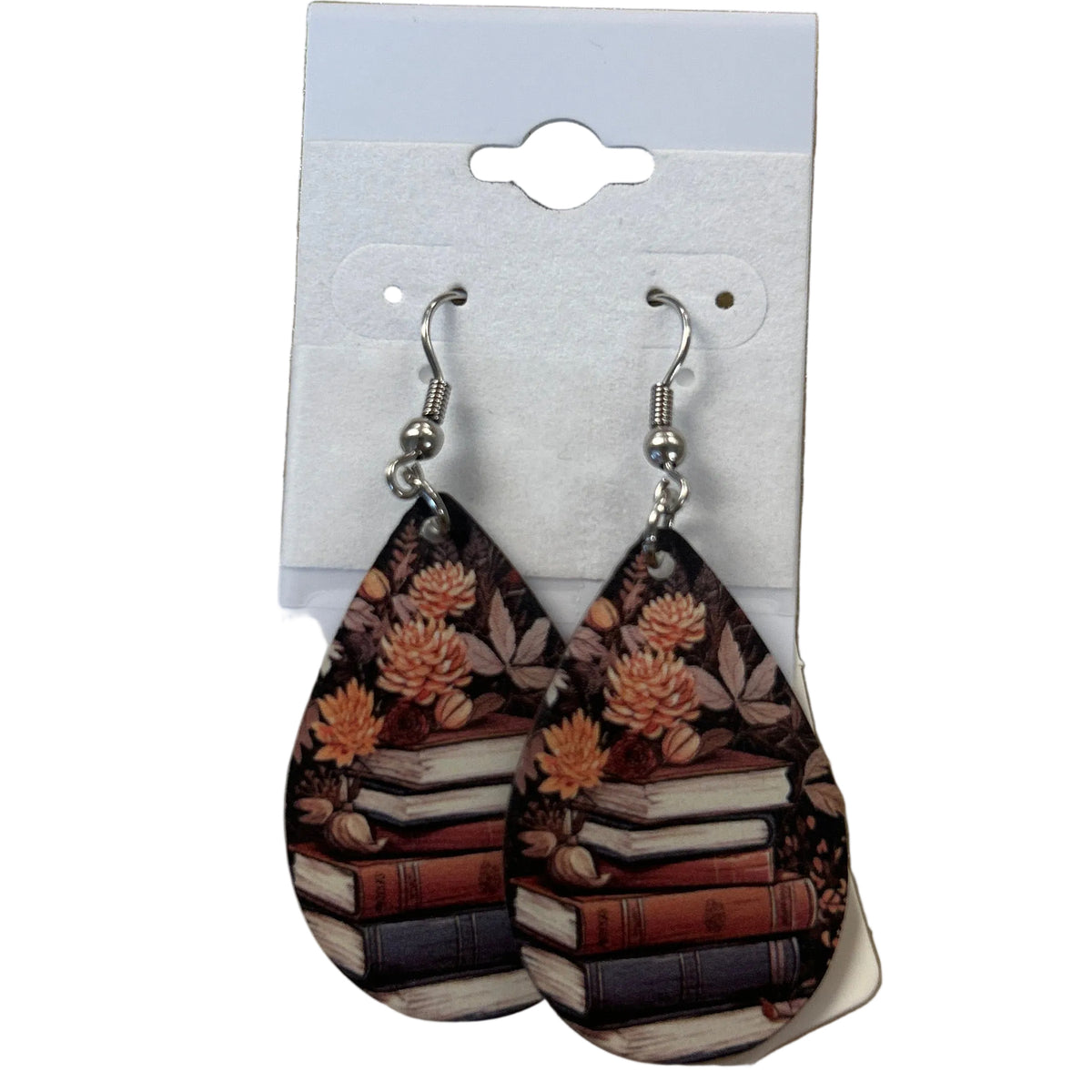 Bookish earrings
