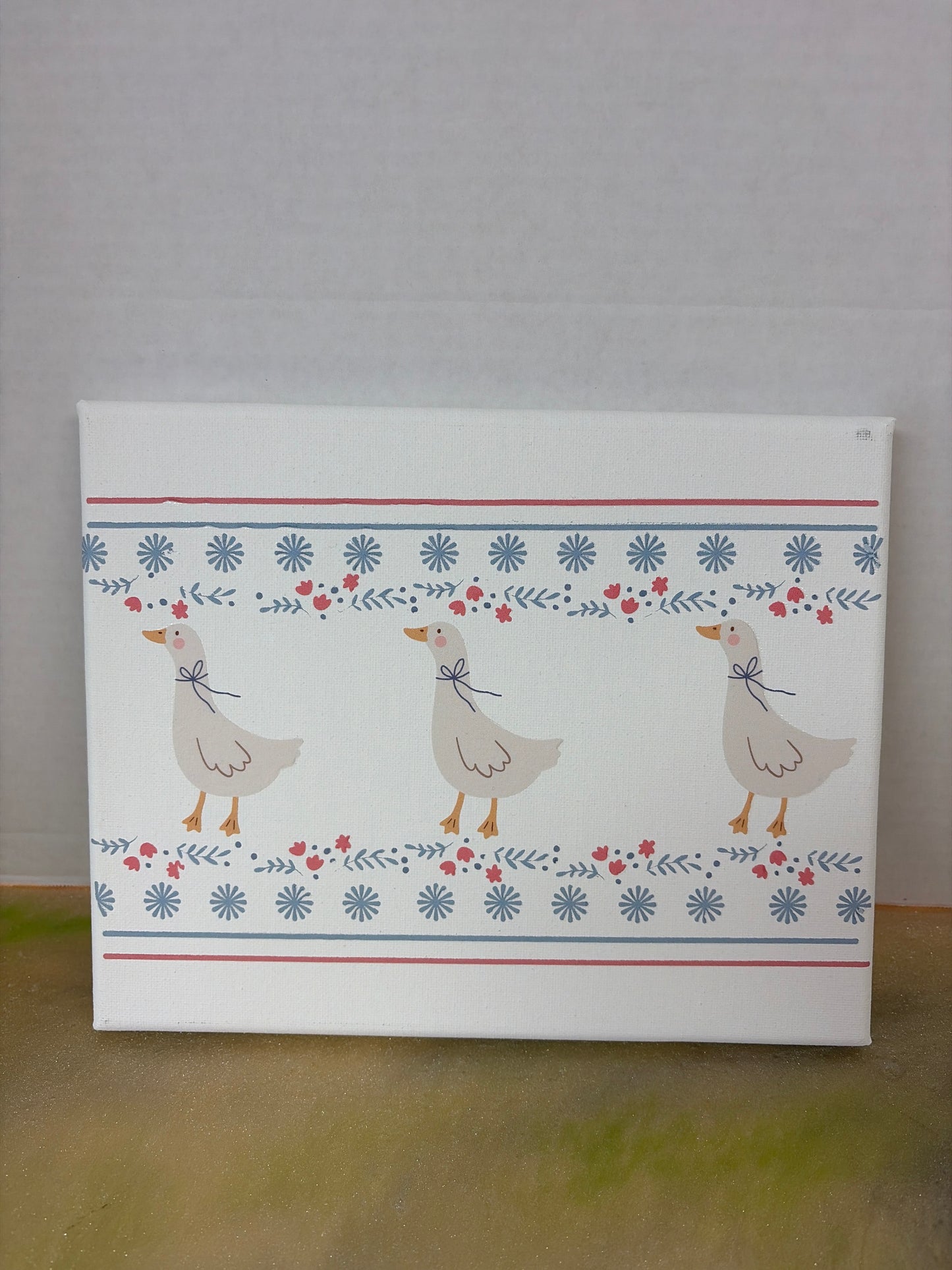 Vintage goose canvas