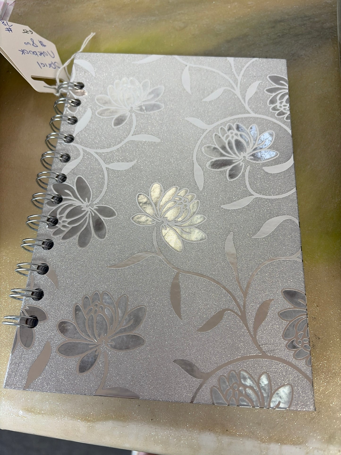Handmade spiral notebook