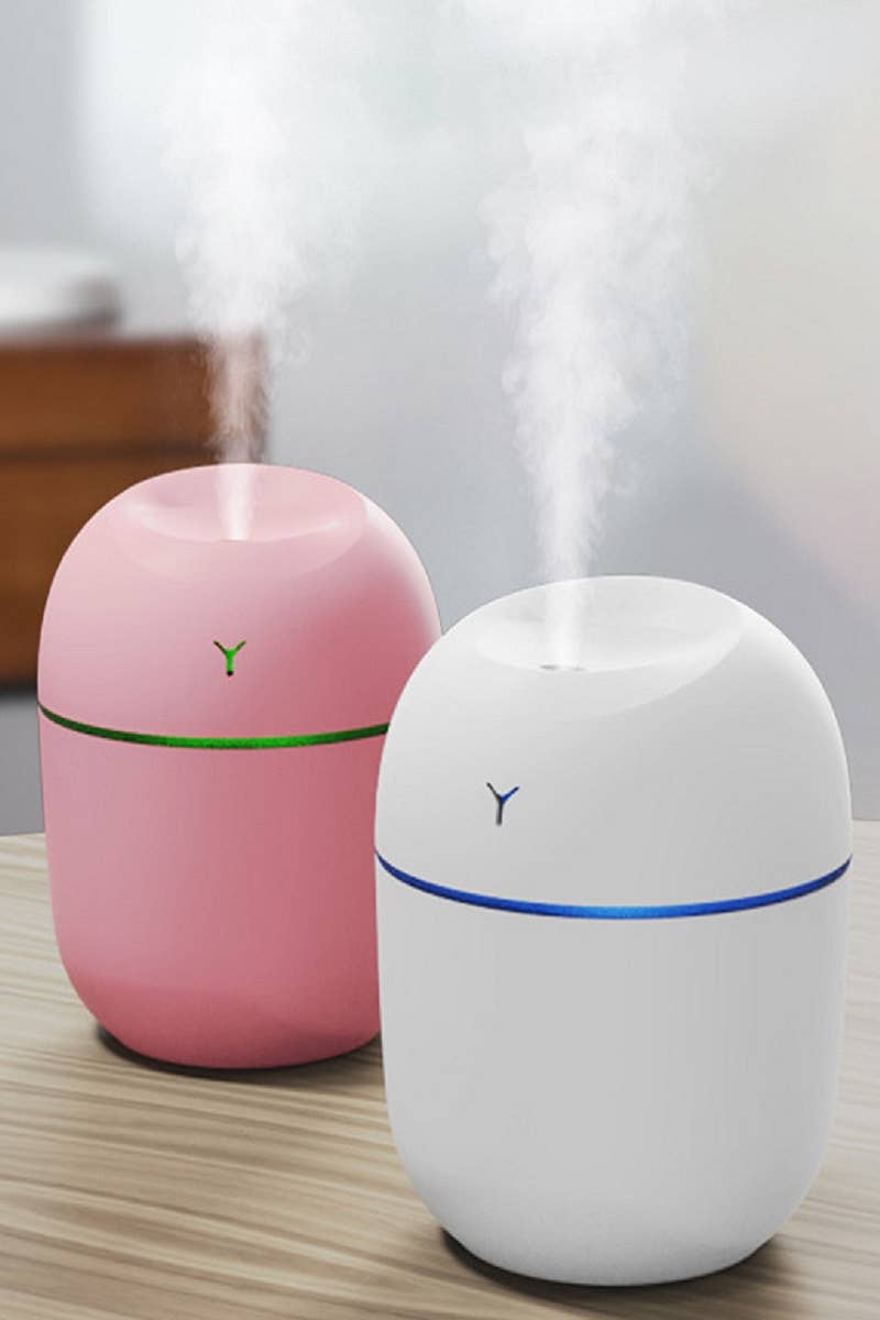 Mini Portable Diffusers Humidifier: PINK