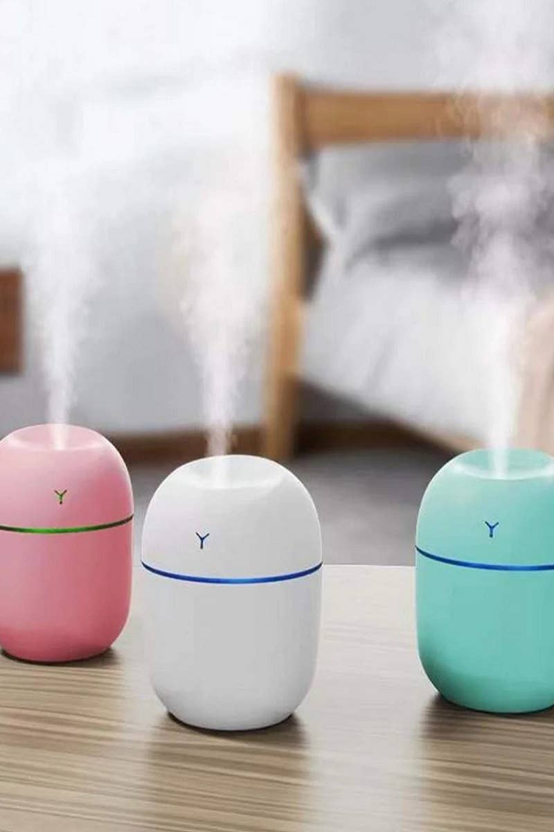 Mini Portable Diffusers Humidifier: PINK
