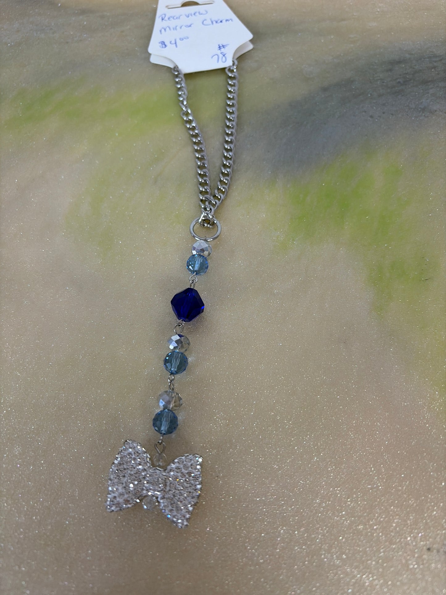 Rear view mirror charm