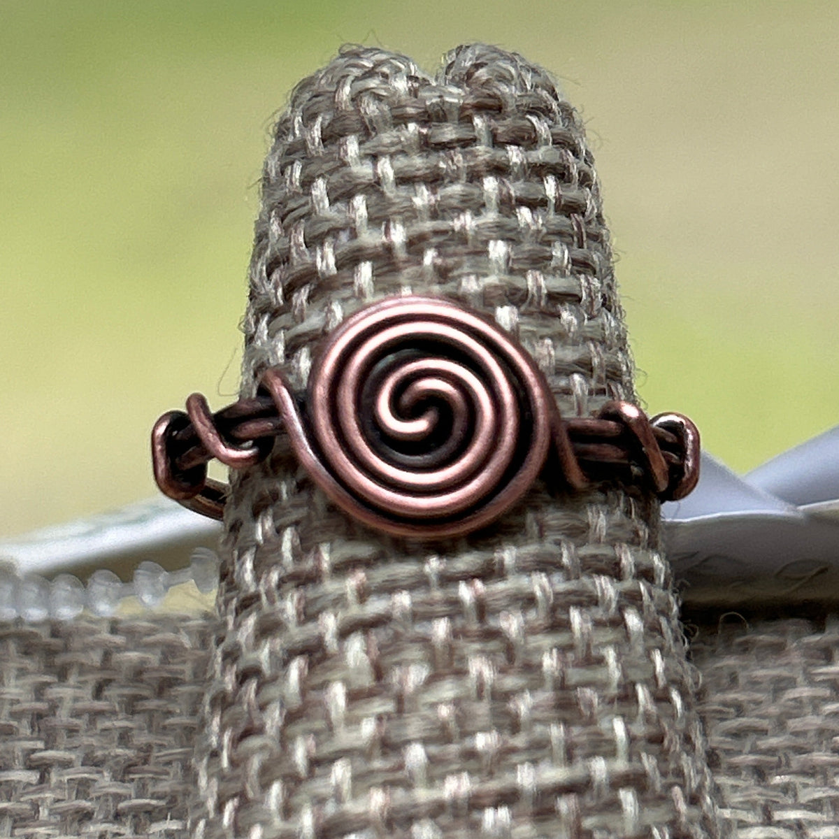 Mel’s Tangled Willow Copper Wire Rings