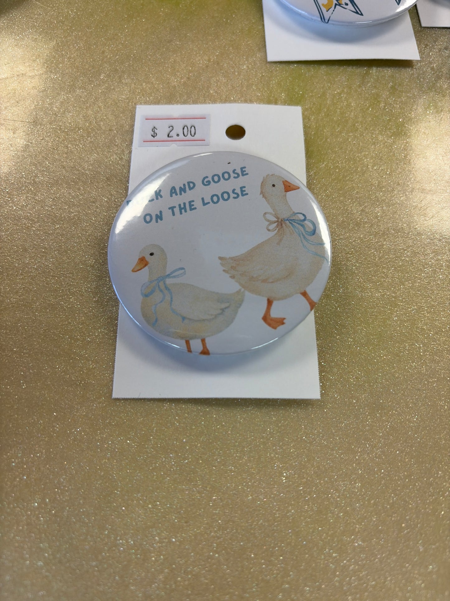 Button pin