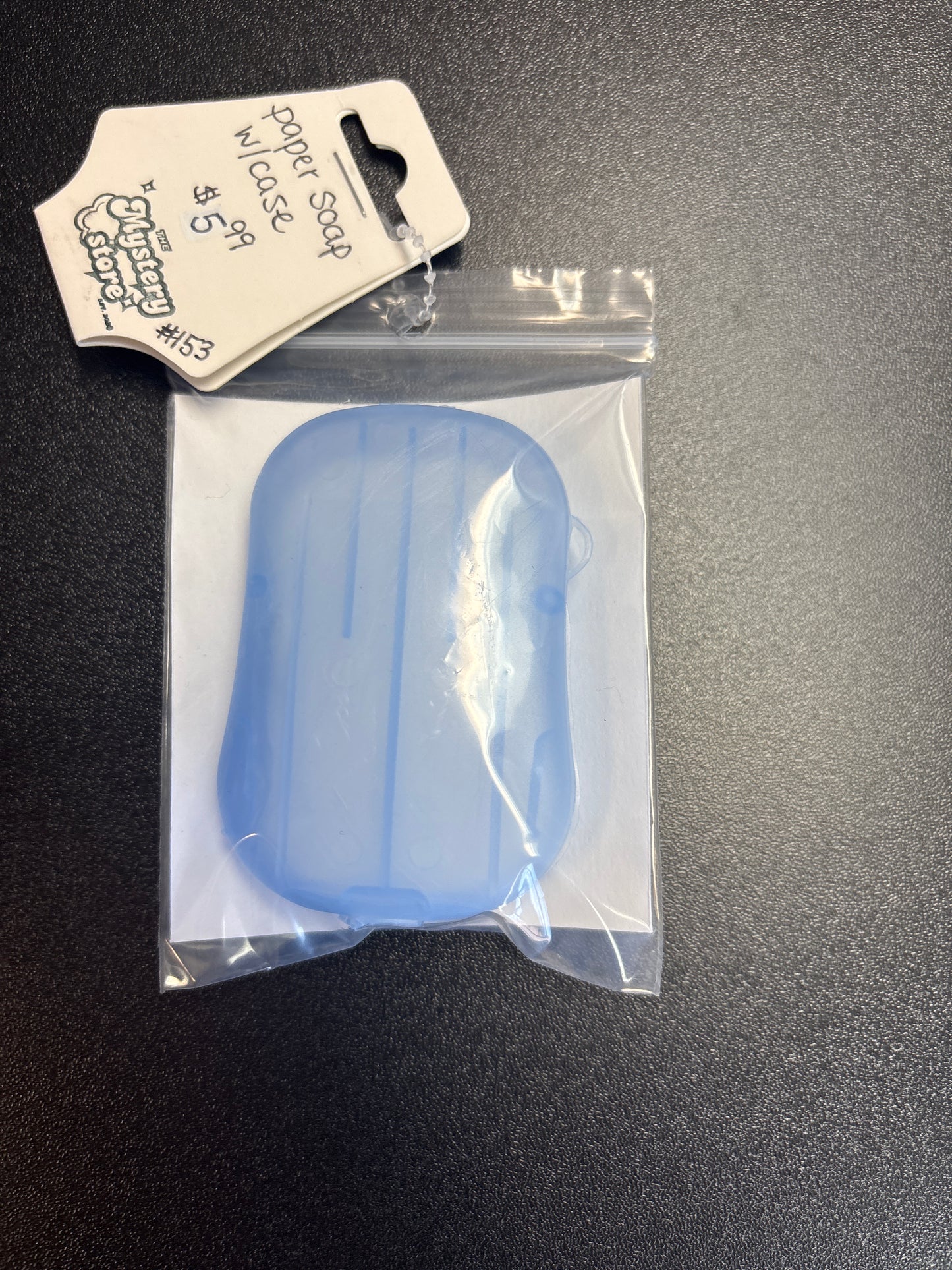 Paper soap with case