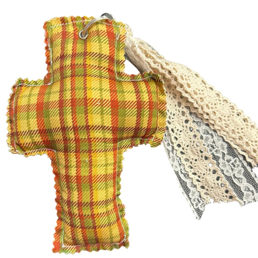 Puff Cross Bag Tag