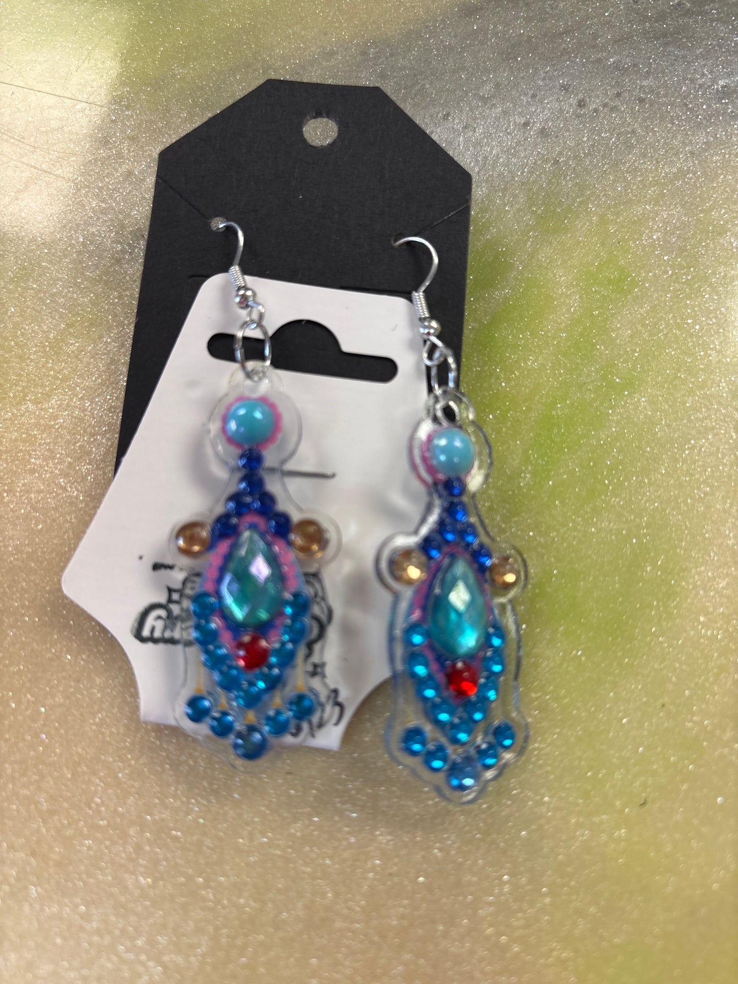 Diamond art earrings