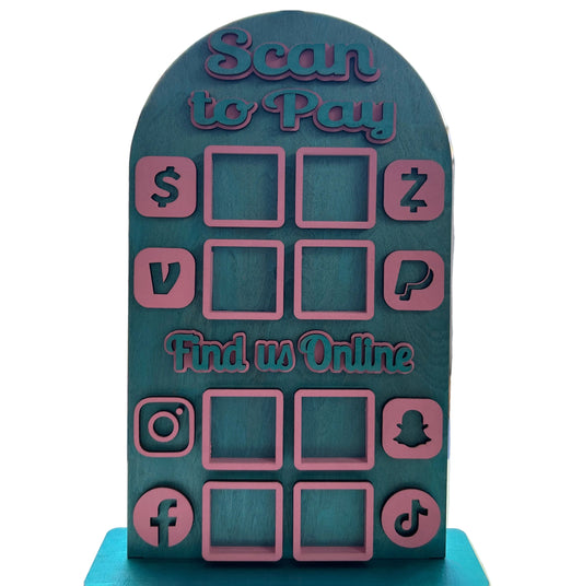 Scan to pay sign