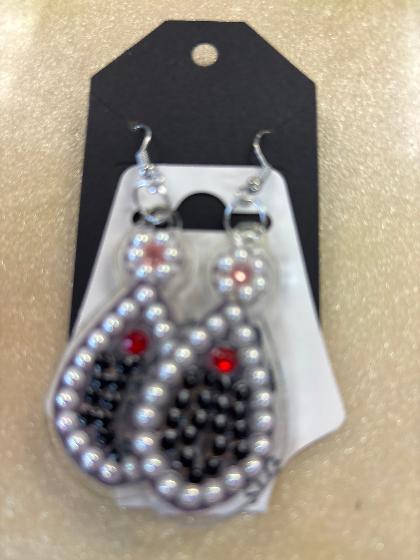 Diamond art earrings