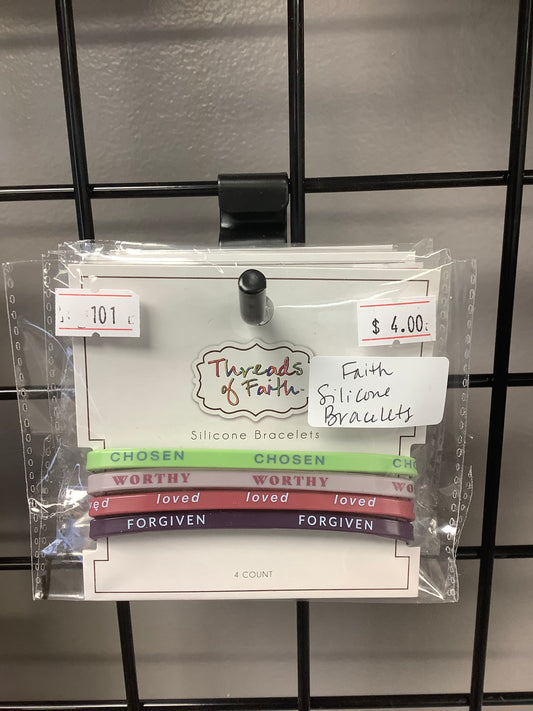 Faith Silicone Bracelet