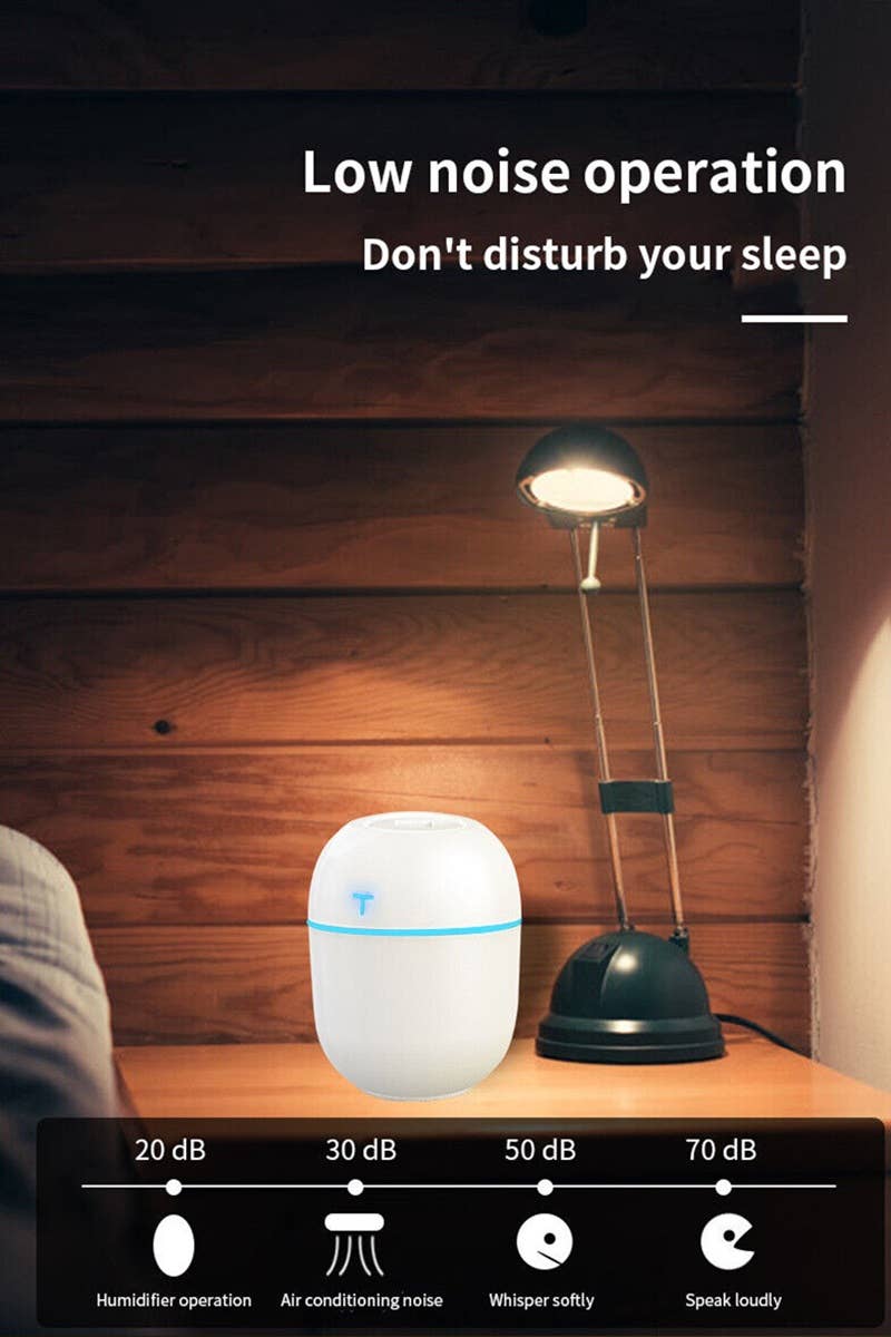 Mini Portable Diffusers Humidifier: PINK