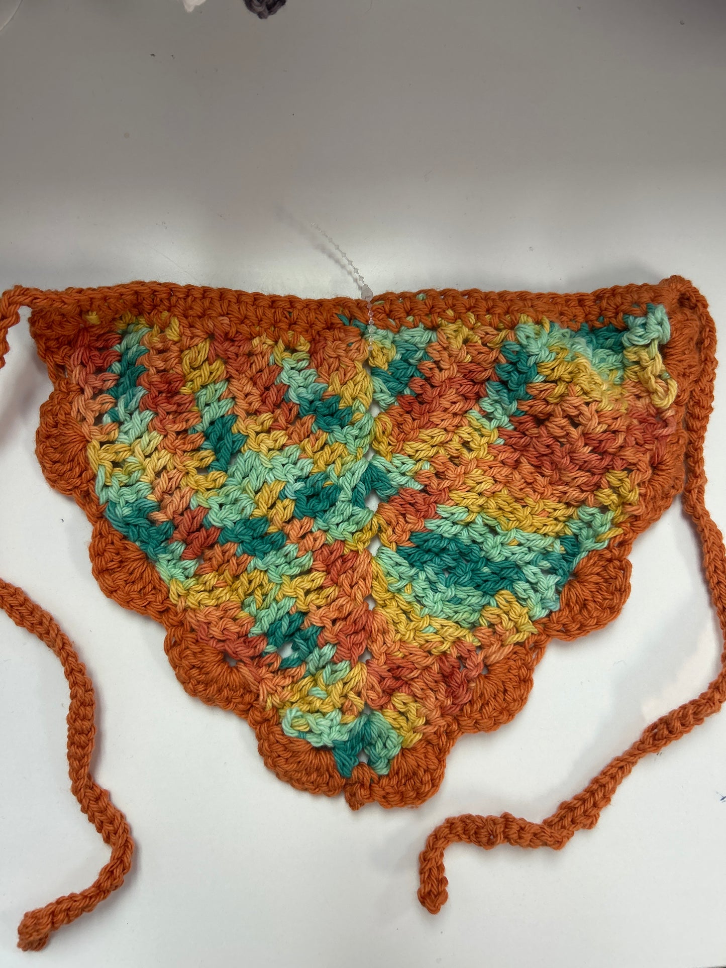 Crotchet hair bandana