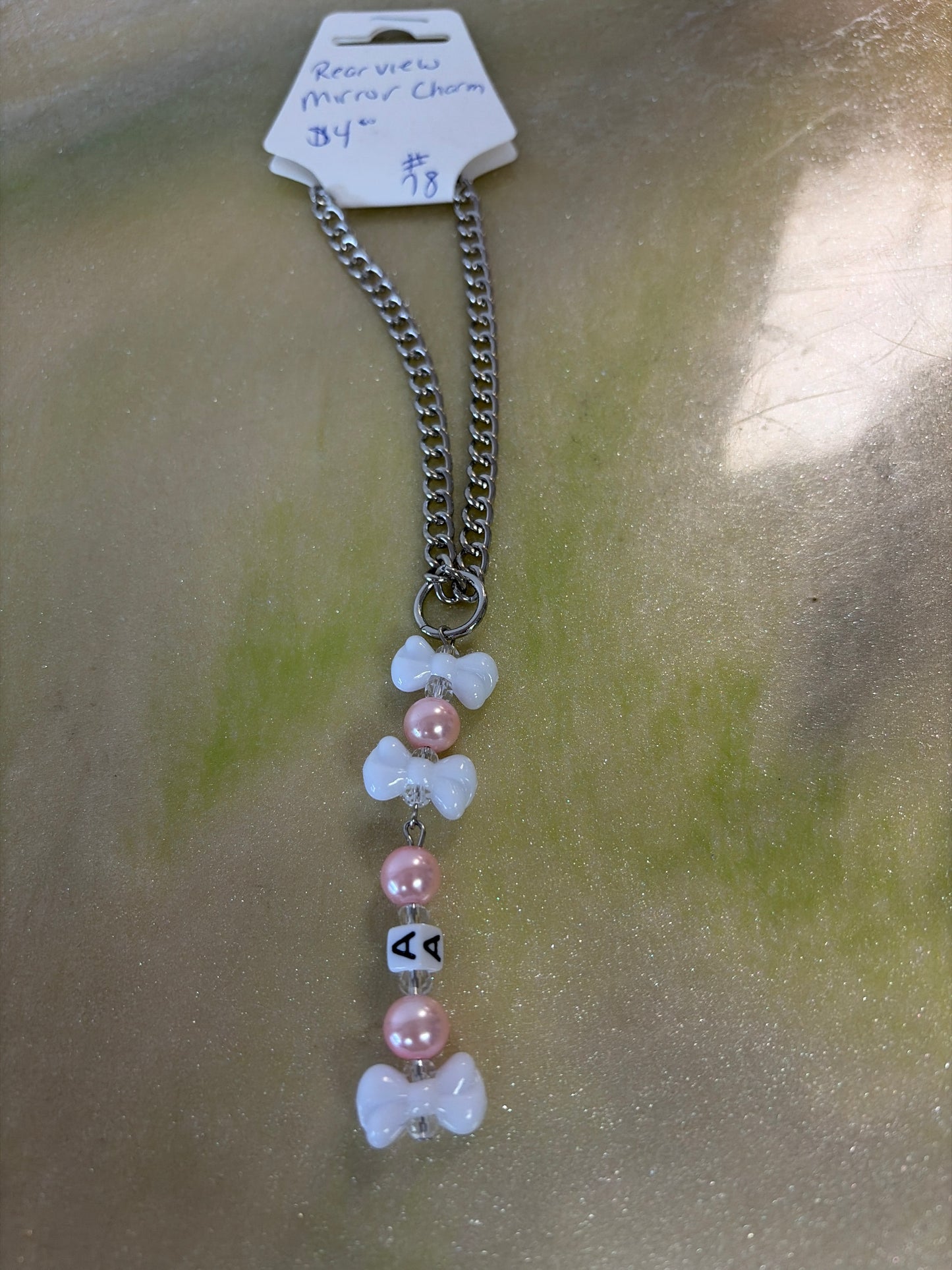 Rear view mirror charm