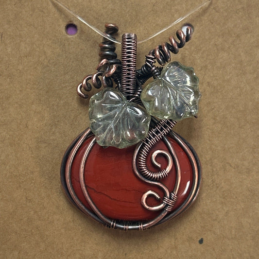 Mel’s Tangled Willow Copper Wire Wrapped Pendant