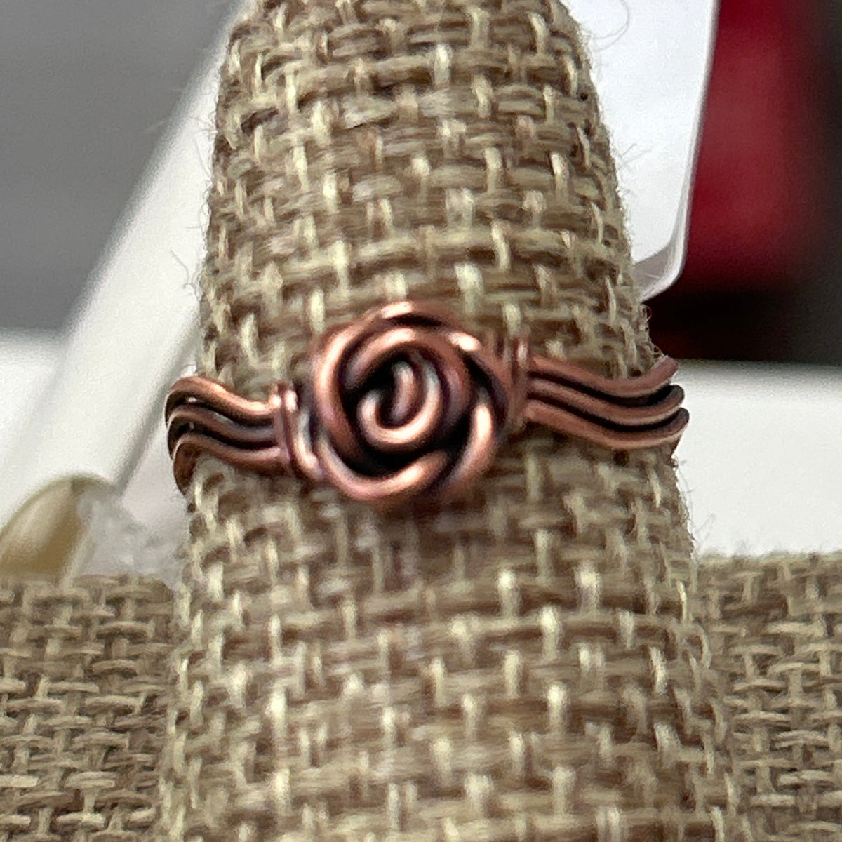 Mel’s Tangled Willow Copper Wire Rings