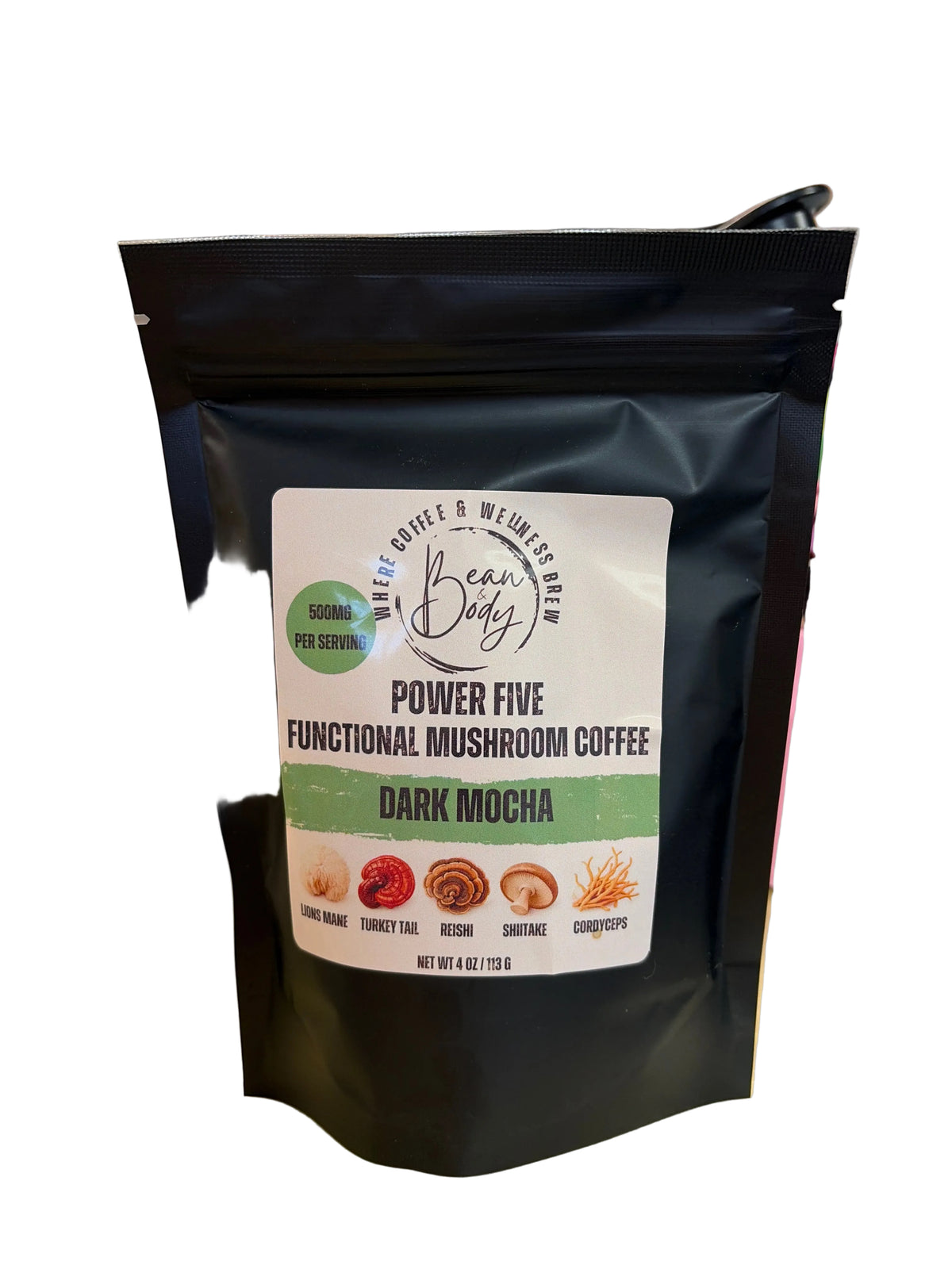 Functional mushroom coffee